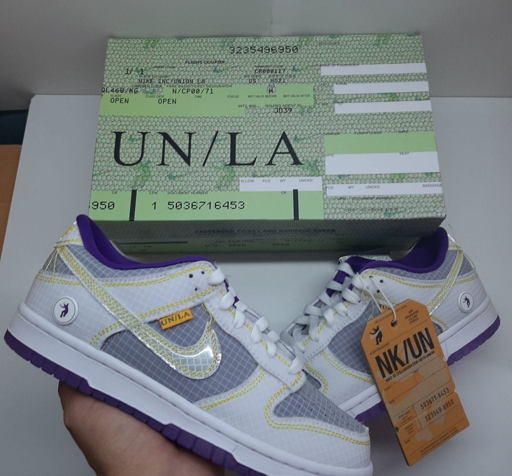 Nike Dunk Low Union Passport Pack Court Purple - Maat 37.5, Kleding | Heren, Schoenen, Overige kleuren, Nike Dunk Low, Nieuw, Ophalen of Verzenden