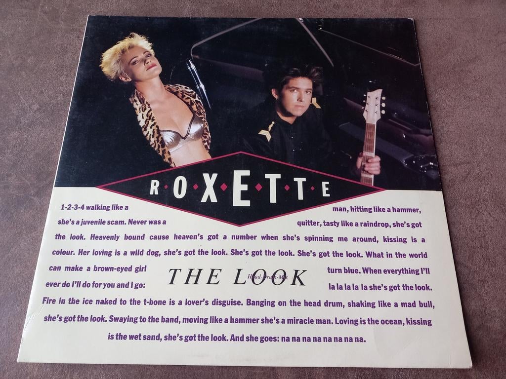 Roxette - The Look maxi single, Cd's en Dvd's, Vinyl Singles, Gebruikt, 1980 - 1989, Ophalen of Verzenden