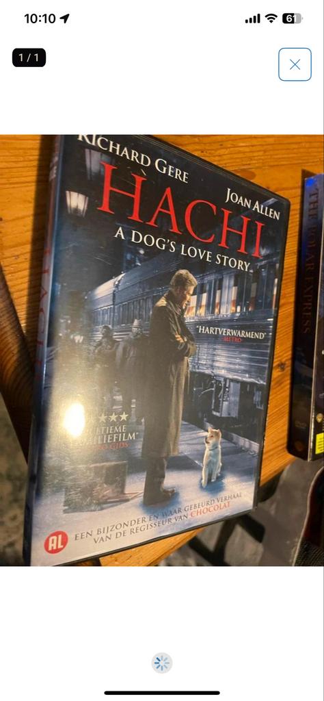 Hachi: A Dog's Love Story DVD, Alle leeftijden, Ophalen of Verzenden, Gebruikt, Drama