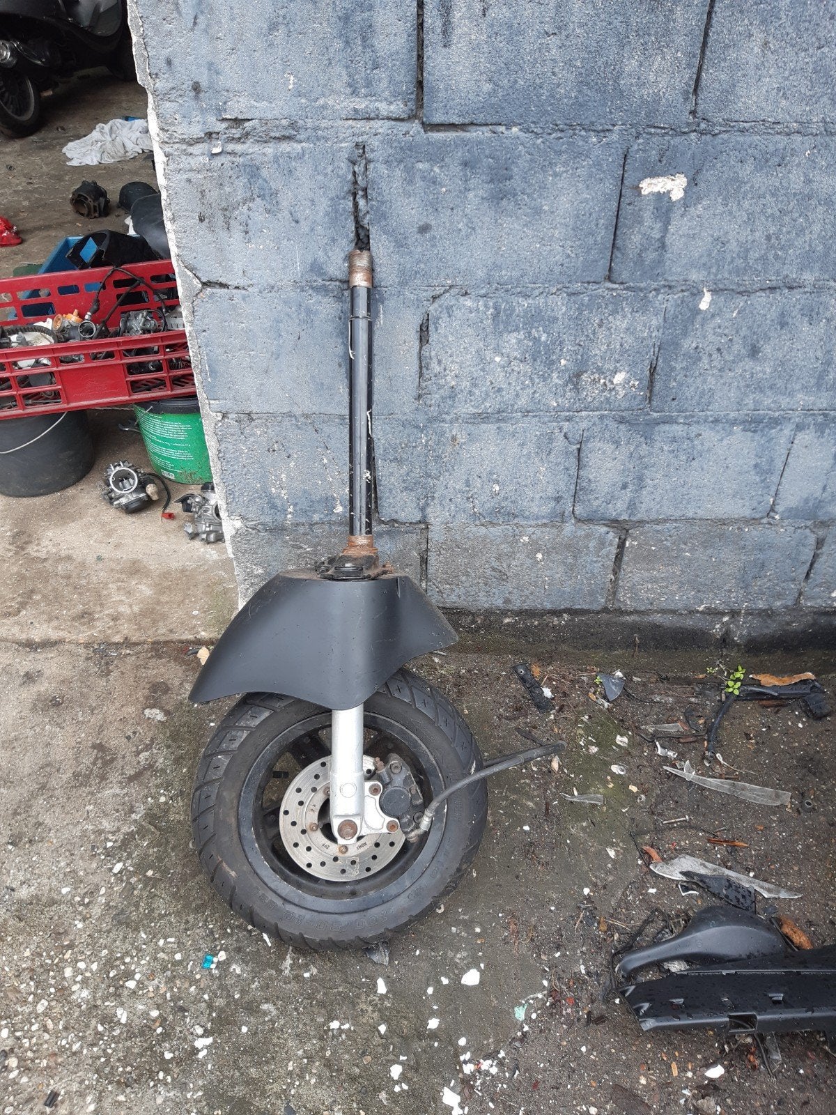 Zip voorvork, Fietsen en Brommers, Ophalen, Zo goed als nieuw, Overige typen, Piaggio