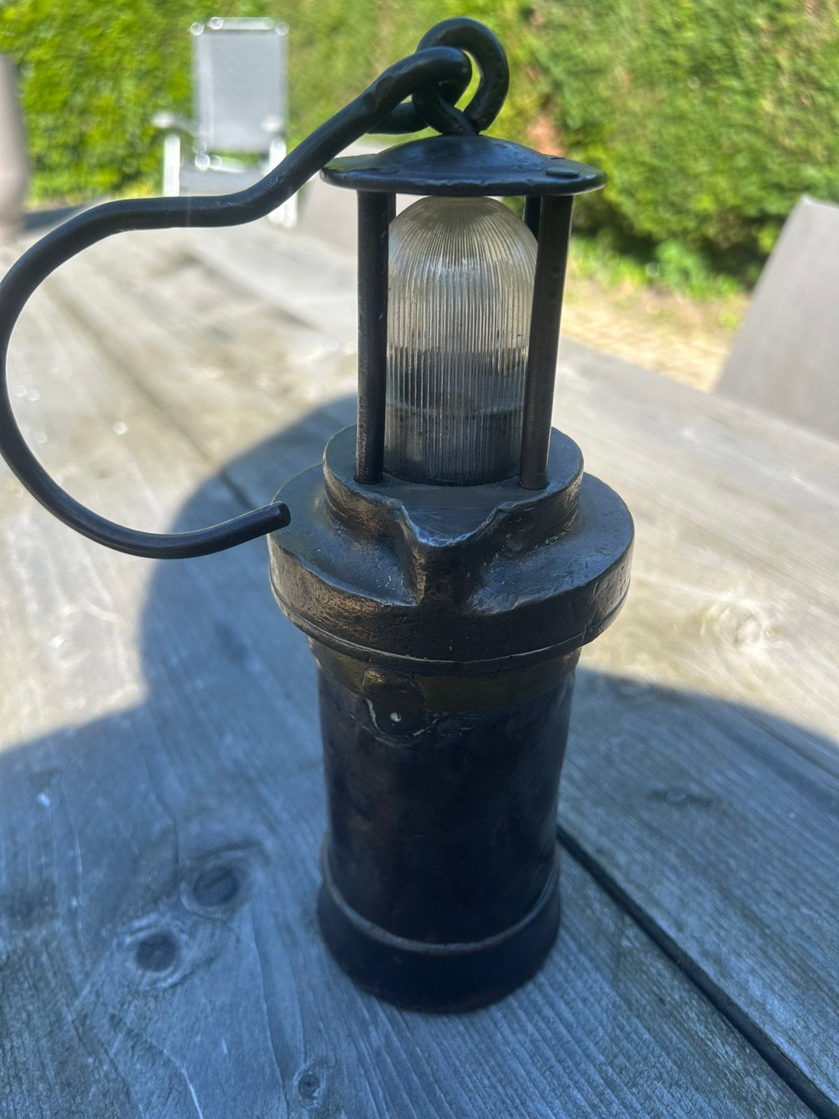 Originele mijnwerkerslamp, Ophalen of Verzenden, Zo goed als nieuw, Netvoeding, Minder dan 50 watt