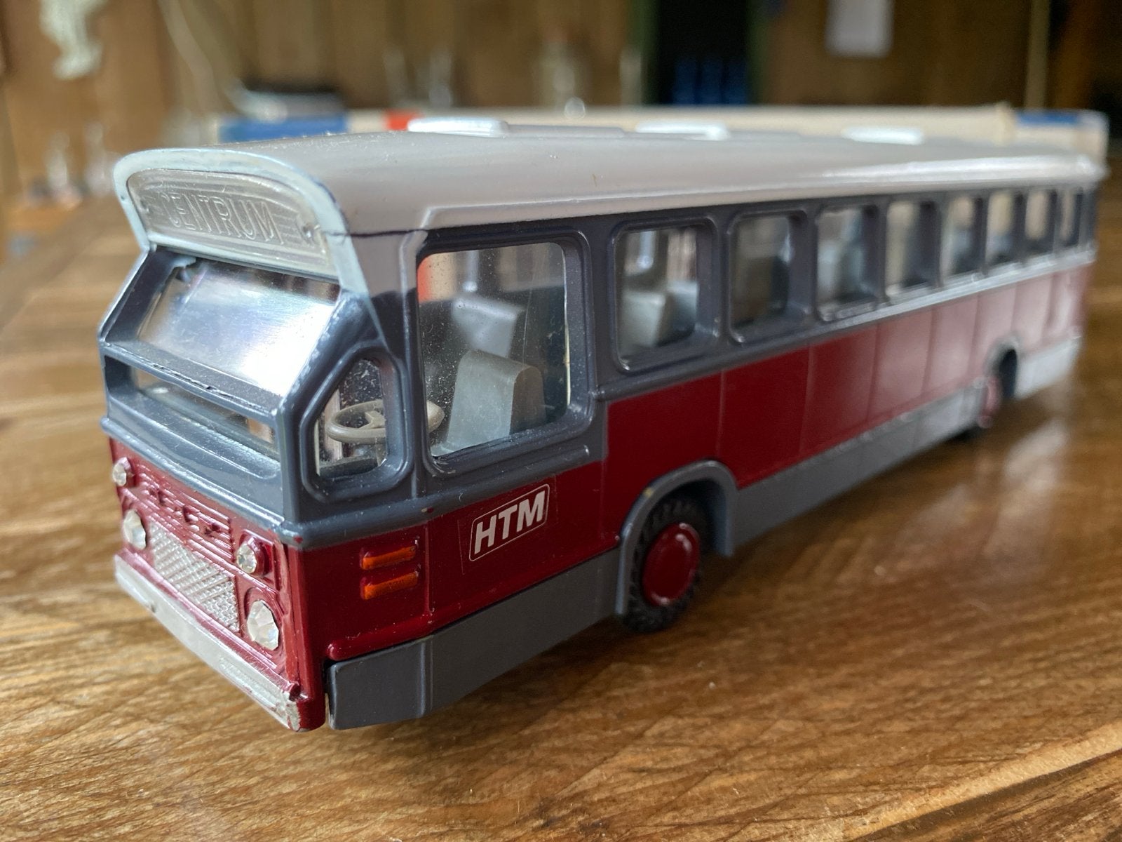 Lion Toys DAF Citybus HTM No. 38 - Made in Holland, Ophalen of Verzenden, Zo goed als nieuw, Bus of Vrachtwagen
