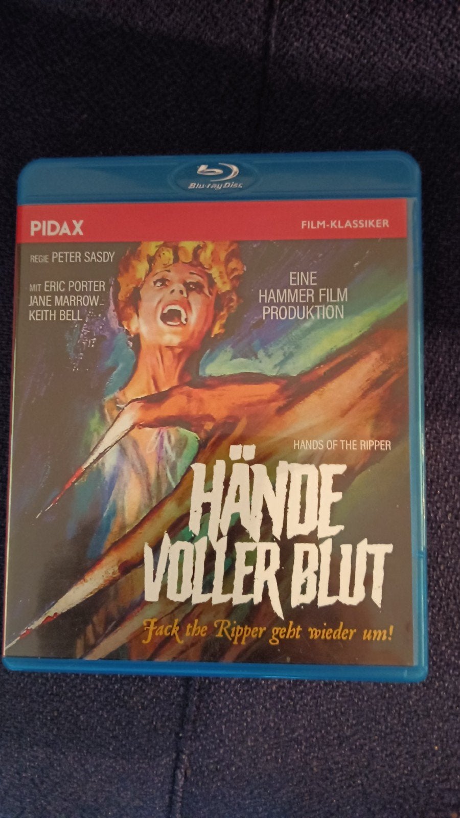 Hammer's Hands of the Ripper bluray import, Cd's en Dvd's, Ophalen of Verzenden