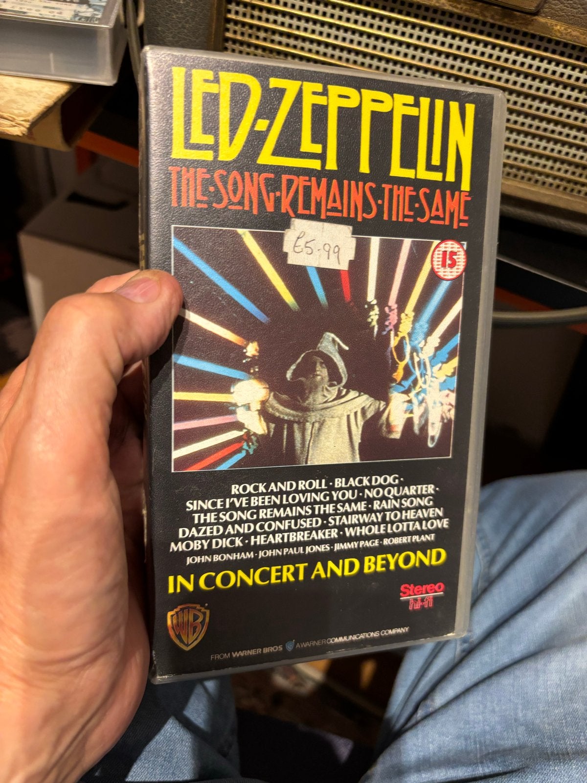 Led Zeppelin - The Song Remains The Same (VHS), Vanaf 16 jaar, Ophalen of Verzenden, Gebruikt, Engels