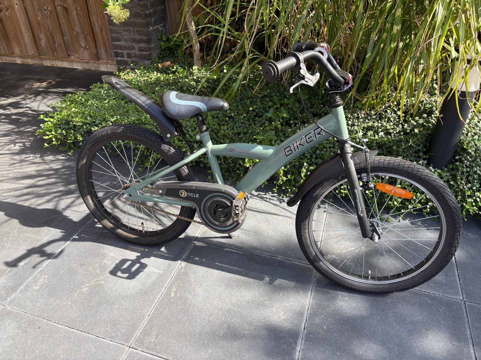 Biker Allroad Kinderfiets - 20 inch, Ophalen, Gebruikt, Velgrem, 20 inch of meer