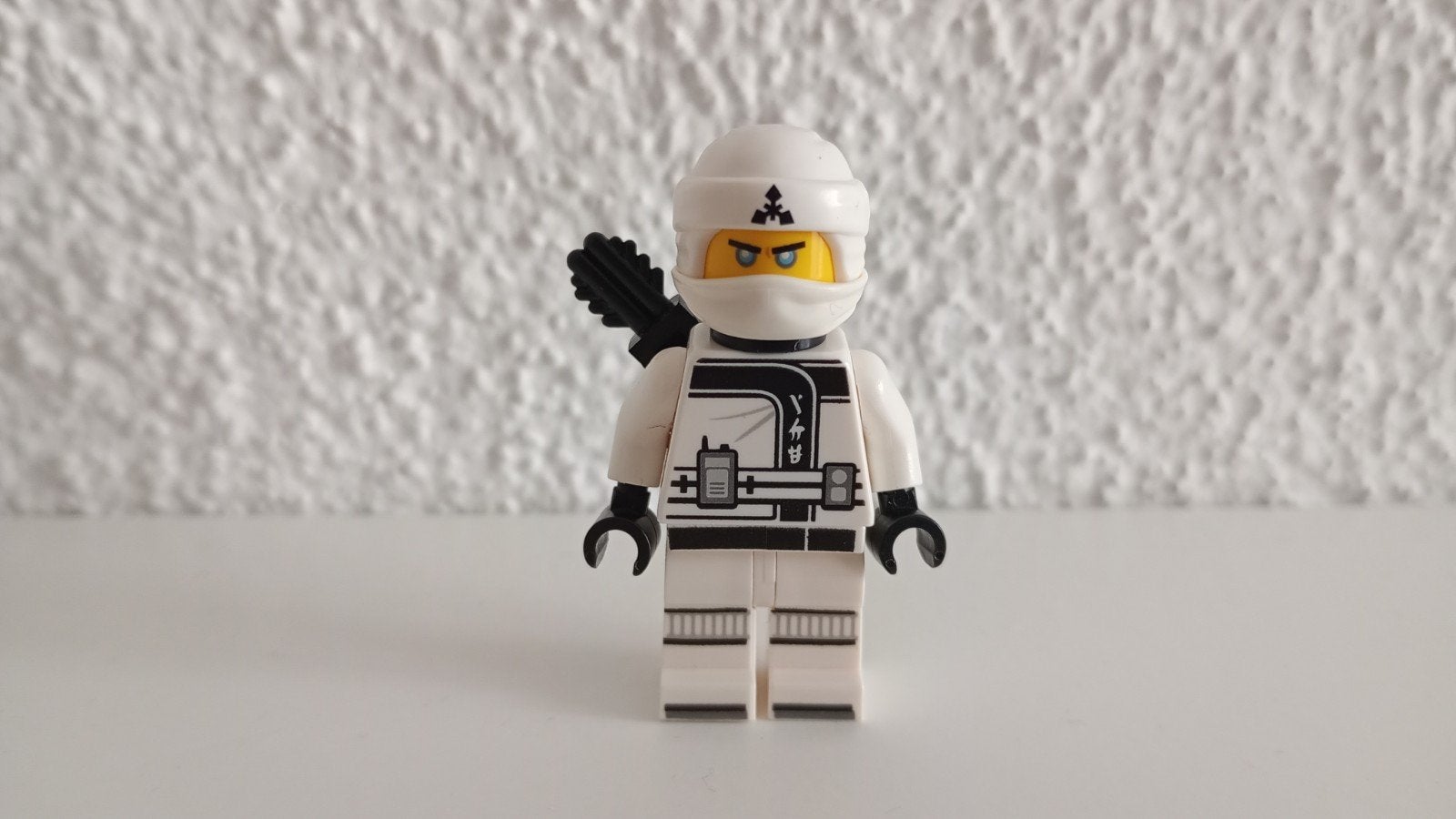 Lego Ninjago Zane Lego movie poppetje, Lego, Ophalen of Verzenden, Zo goed als nieuw, Sleutelhanger