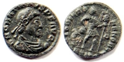 Romeinse munt Gratianus  (367-383), Sear 4142, Verzenden, Overige landen