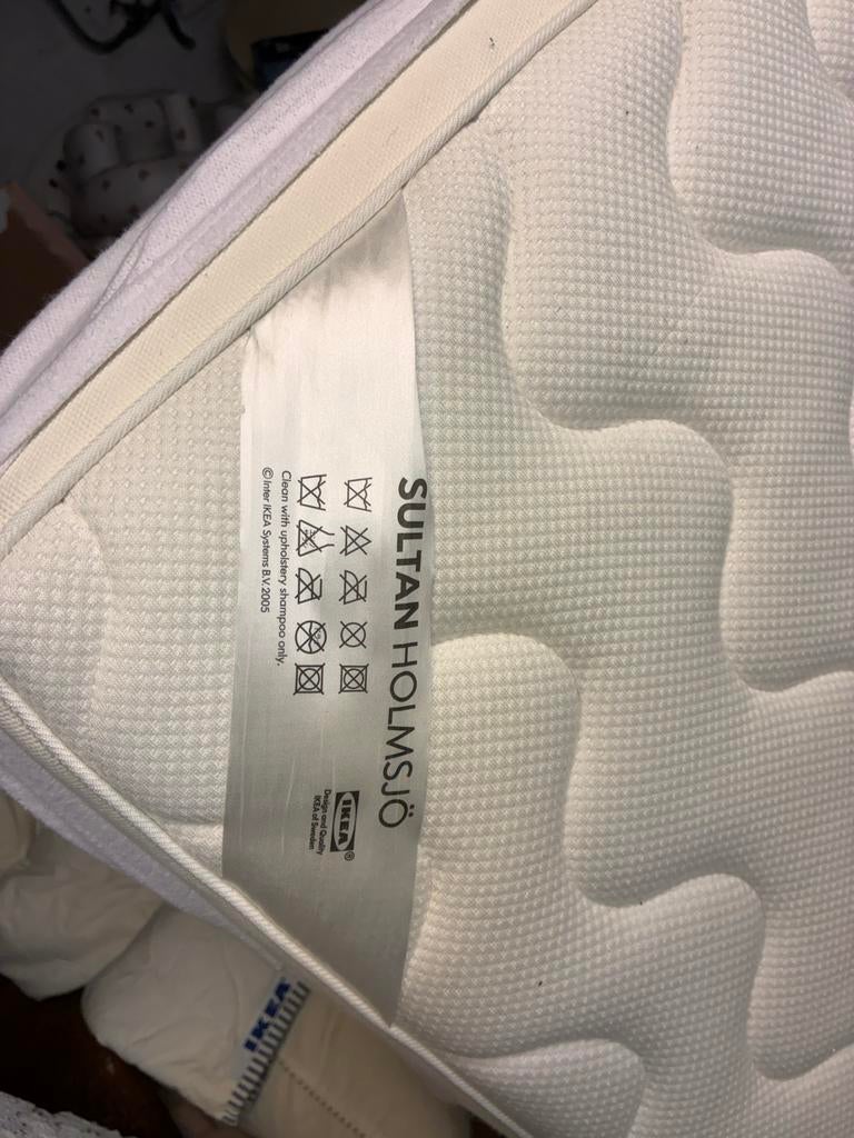 IKEA Sultan Holmsjö matras en bedbodem - Goede staat!, Huis en Inrichting, Gebruikt, 90 cm, Eenpersoons, Ophalen of Verzenden