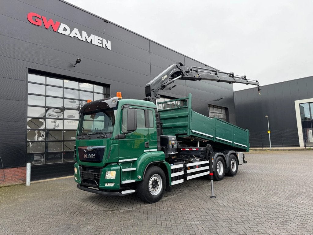 MAN TGS 26.360 6x2 Kipper/Hiab 188-4 Euro 6 (bj 2015), Auto's, Automaat, Euro 6, Diesel, Particulier
