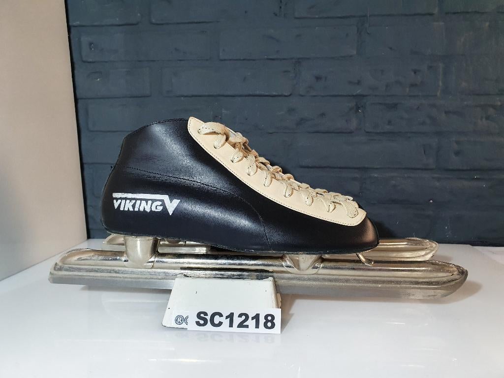 Viking Original Lage Laag Noren Leder Zwart Maat 37, Sport en Fitness, Schaatsen, Viking, Verzenden, Zo goed als nieuw, Noren