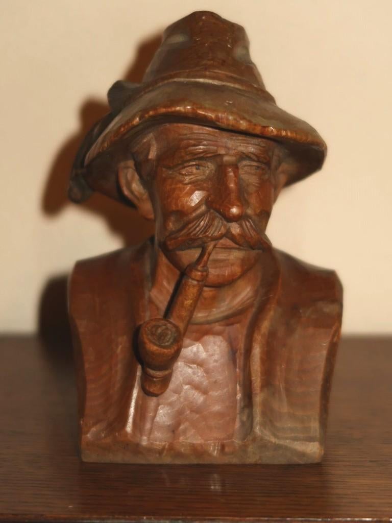 vintage houtsnijwerk Zwarte Woud, Schwarzwald Black Forrest, Antiek en Kunst, Kunst | Beelden en Houtsnijwerken, Verzenden, Europa
