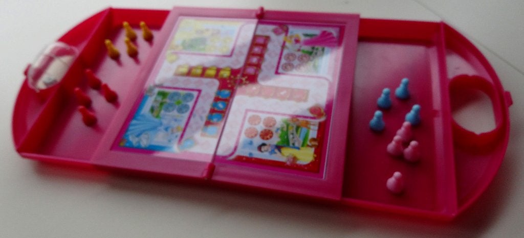 Prinsessen Reisspelkoffertje (2 spelletjes), Kinderen en Baby's, Speelgoed | Educatief en Creatief, Ophalen, Zo goed als nieuw