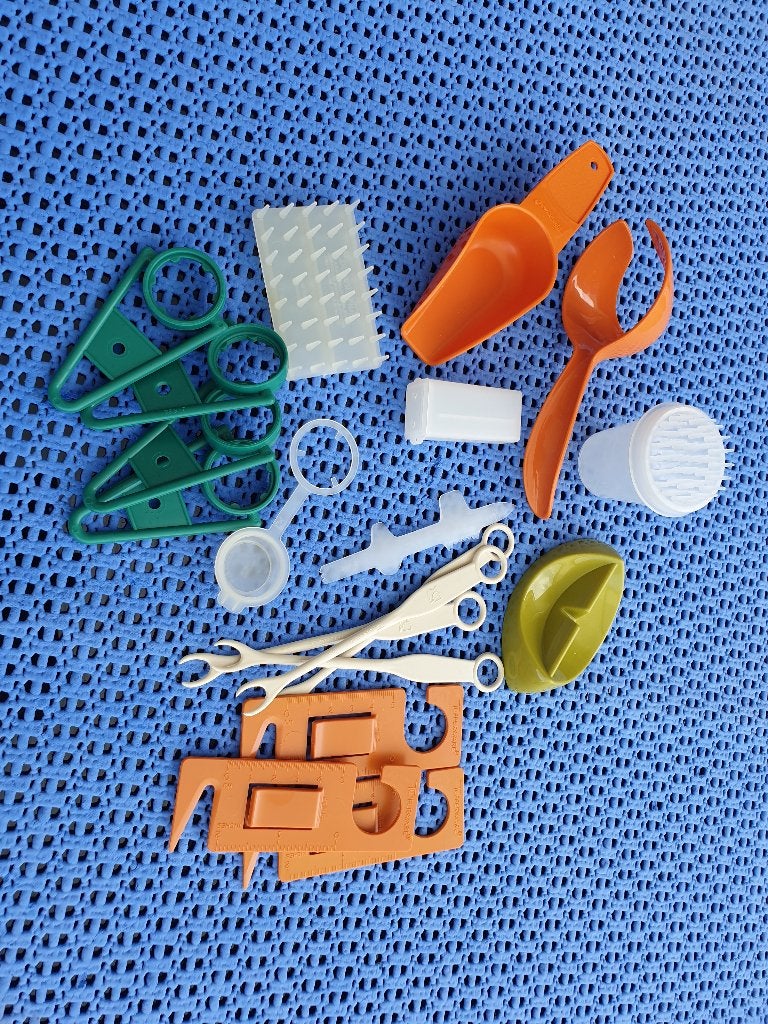 partij 4 diverse Vintage Tupperware keuken hulpjes, Ophalen of Verzenden, Zo goed als nieuw, Overige typen