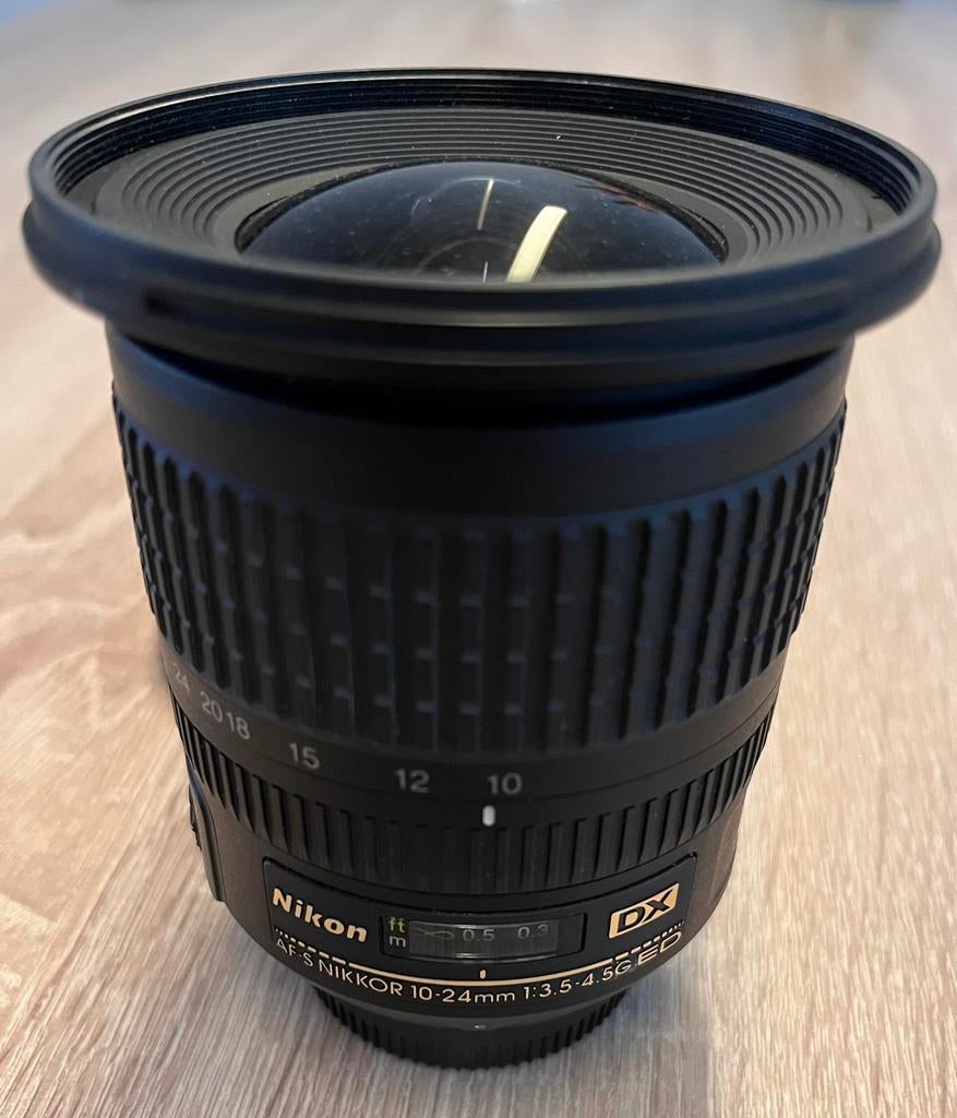 Nikon AF-S 10-24mm DX groothoeklens, Audio, Tv en Foto, Fotografie | Lenzen en Objectieven, Ophalen of Verzenden, Zo goed als nieuw