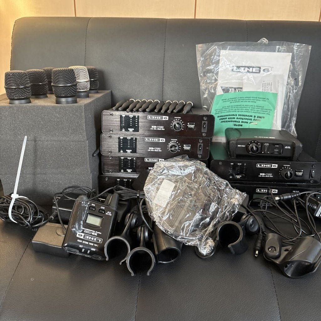 Line 6 XD-V35 XD-V55 XD-V75 draadloze microfoons, Ophalen of Verzenden, Zo goed als nieuw, Overige typen, Draadloos