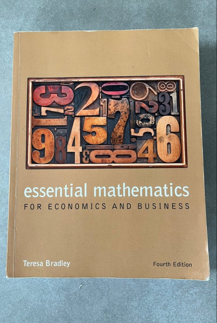Essential Mathematics for Economics and Business - 4e editie, Ophalen of Verzenden, Gamma, Zo goed als nieuw, WO