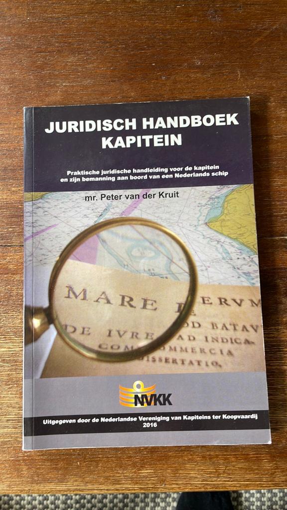 Peter van der Kruit - Juridisch handboek kapitein, Sociale wetenschap, Ophalen of Verzenden, Zo goed als nieuw, Peter van der Kruit