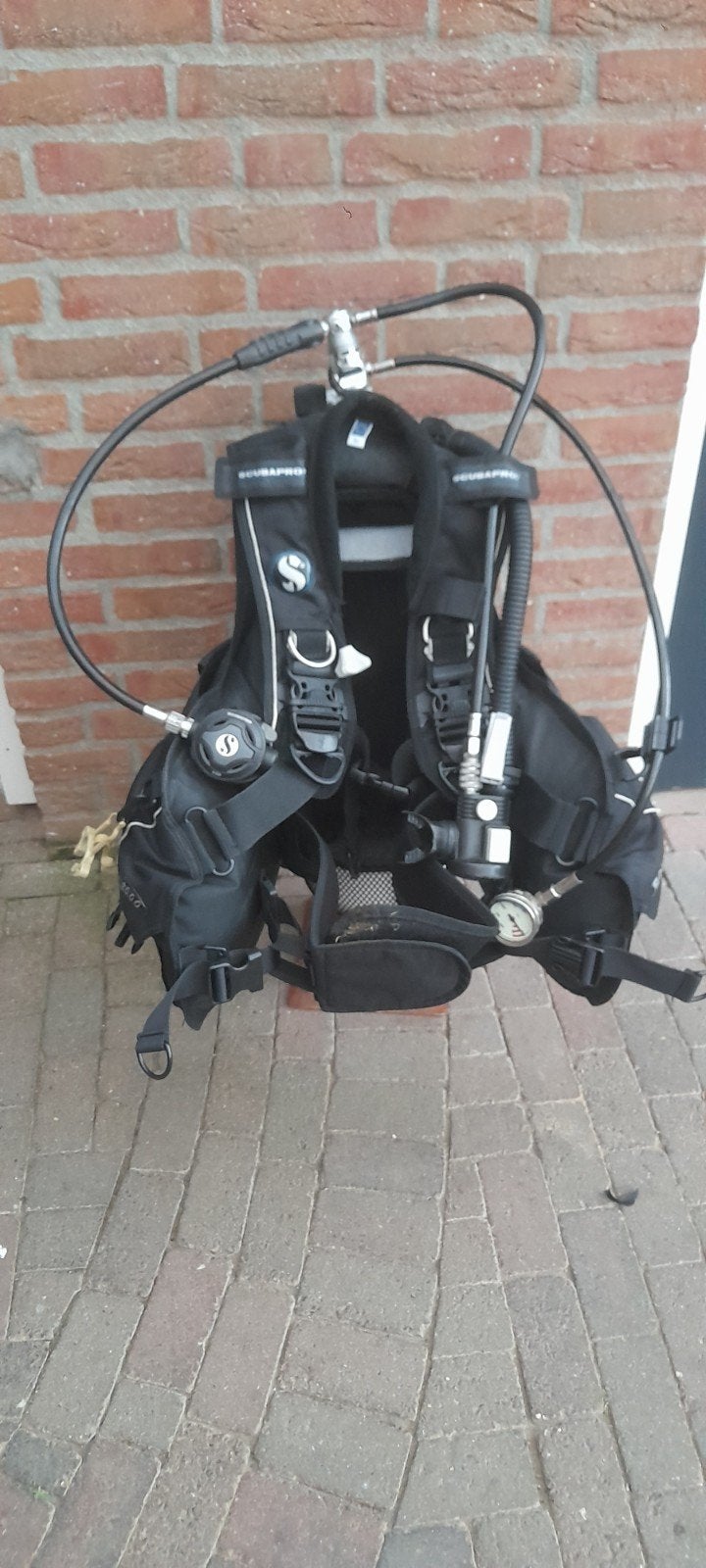 Duikset Scubapro incl 15 liter fles, Watersport en Boten, Duiken, Ophalen, Zo goed als nieuw, Duikfles