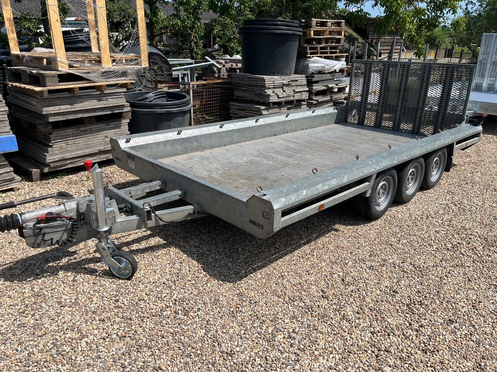 Aanhanger hulco terrax, Auto diversen, Aanhangers en Bagagewagens, Ophalen, Gebruikt