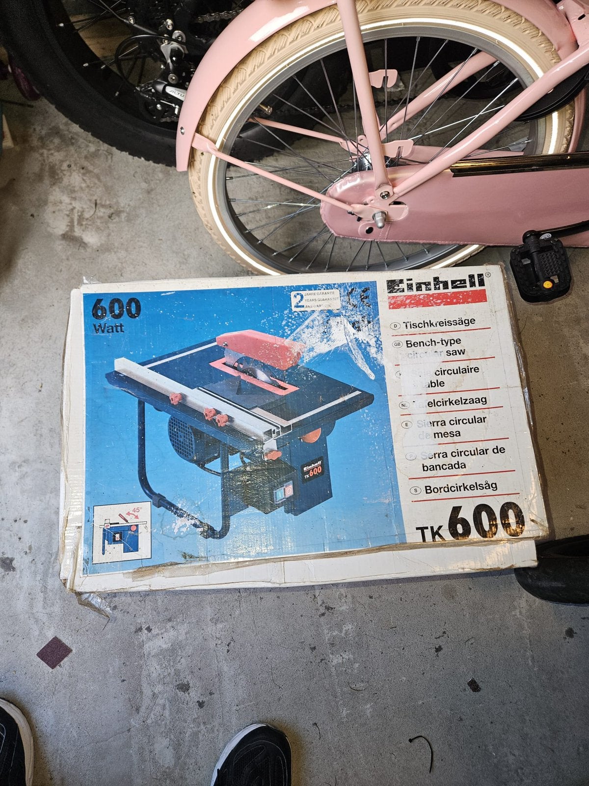 Tafelcirkelzaag - Einhell, Ophalen, Gebruikt, Cirkelzaag, 600 tot 1200 watt