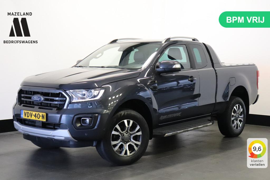 Ford Ranger 2.0 EB 213PK 4X4 Wildtrak Automaat EURO 6 - A/C, Auto's, 4 cilinders, Bedrijf, Diesel, Vierwielaandrijving