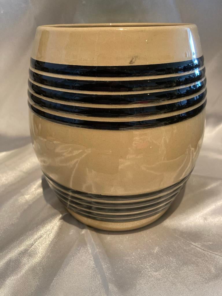 Vroege Art Deco Bandenpot Petrus Regout &Co Maastricht, Ophalen of Verzenden