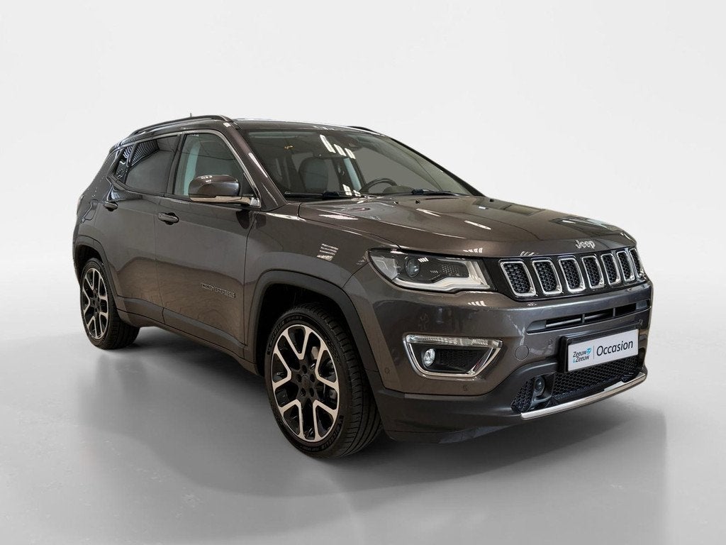 Jeep Compass 1.4 MULTI-AIR | LIMITED | LEDER | DEALERONDERHO, Auto's, Jeep, Voorwielaandrijving, 12 maanden, 450 kg, Gebruikt
