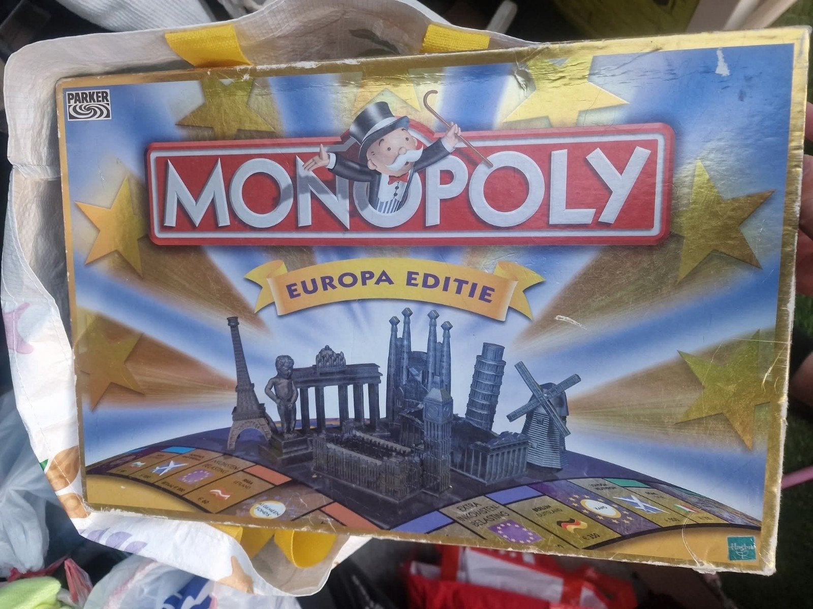 Monopoly Europa editie, Hobby en Vrije tijd, Gezelschapsspellen | Bordspellen, Drie of vier spelers, Ophalen, Zo goed als nieuw