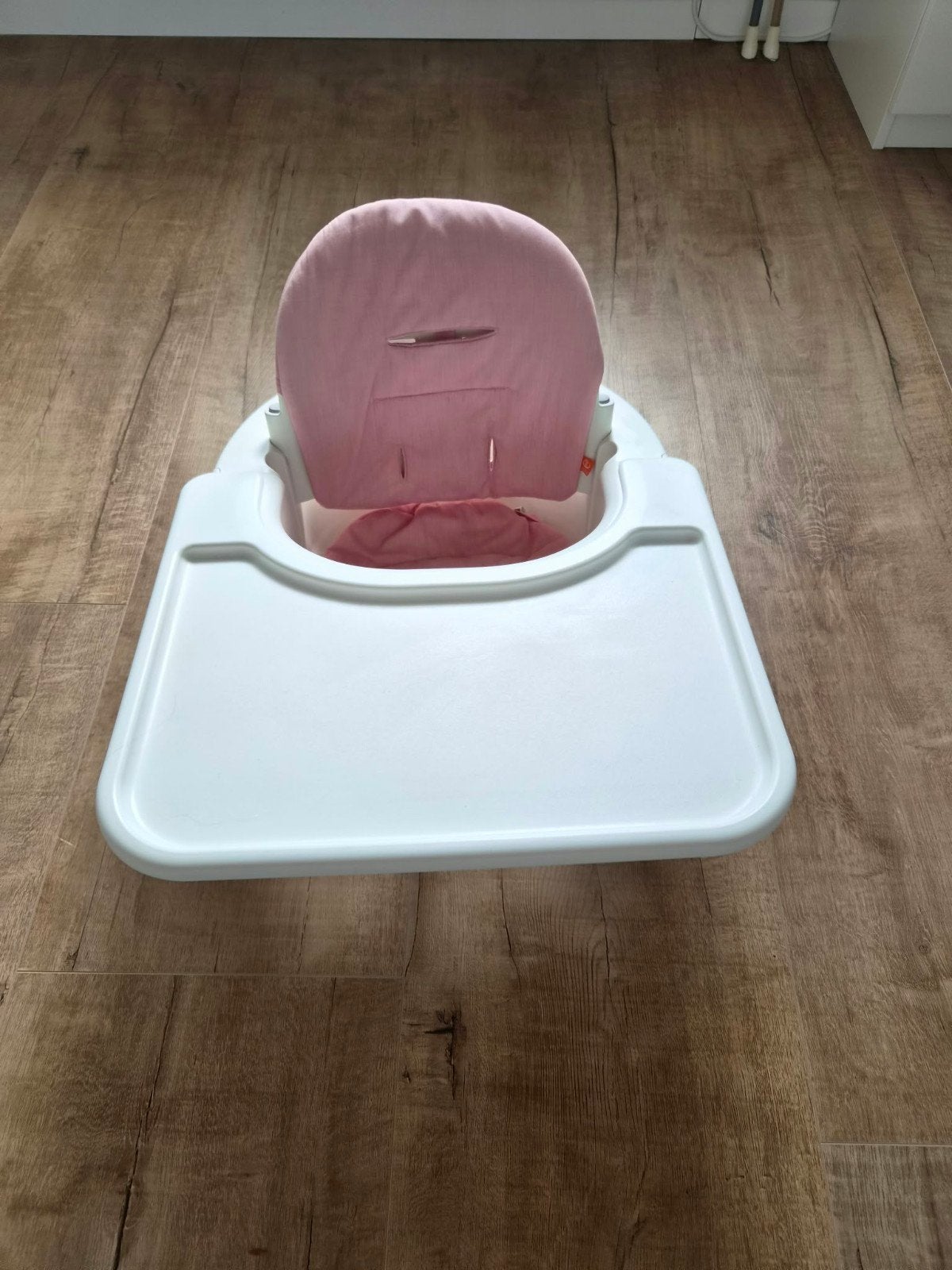 Stokke Steps Baby Set met Tray en Roze Kussen, Ophalen of Verzenden, Zo goed als nieuw, Overige typen, Afneembaar eetblad
