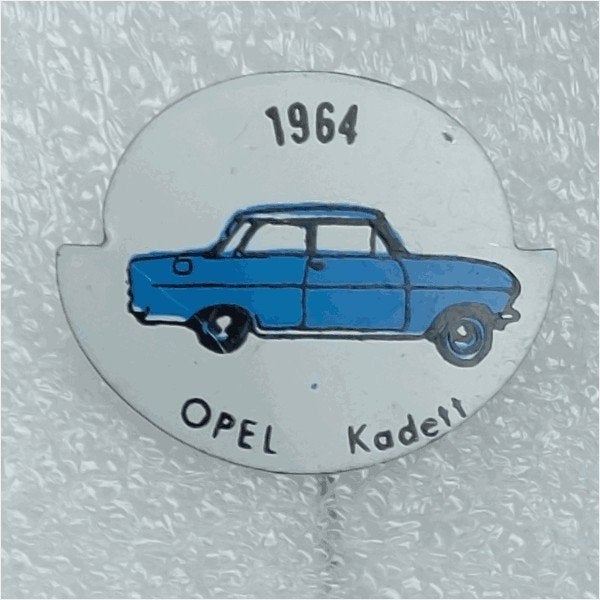 SP1151 Speldje 1964 Opel Kadett blauw, Verzamelen, Ophalen of Verzenden, Gebruikt, Overige onderwerpen
