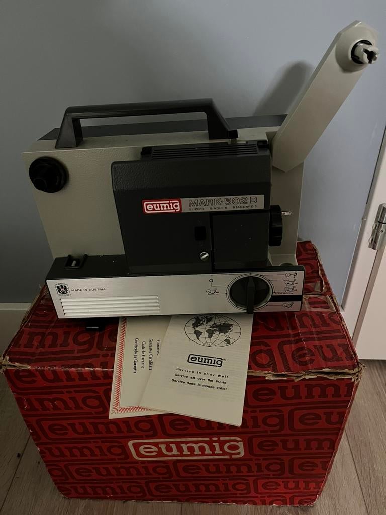 Eumig Mark 502d film projector, Ophalen of Verzenden, 1960 tot 1980, Projector