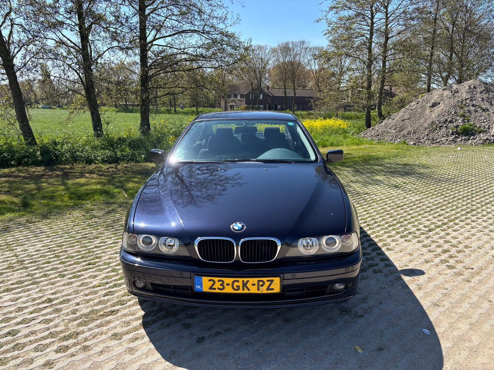 BMW 5-Serie 2.2 I 520 AUT 2001 Blauw, Blauw, Parkeersensor, Sedan, 1700 kg