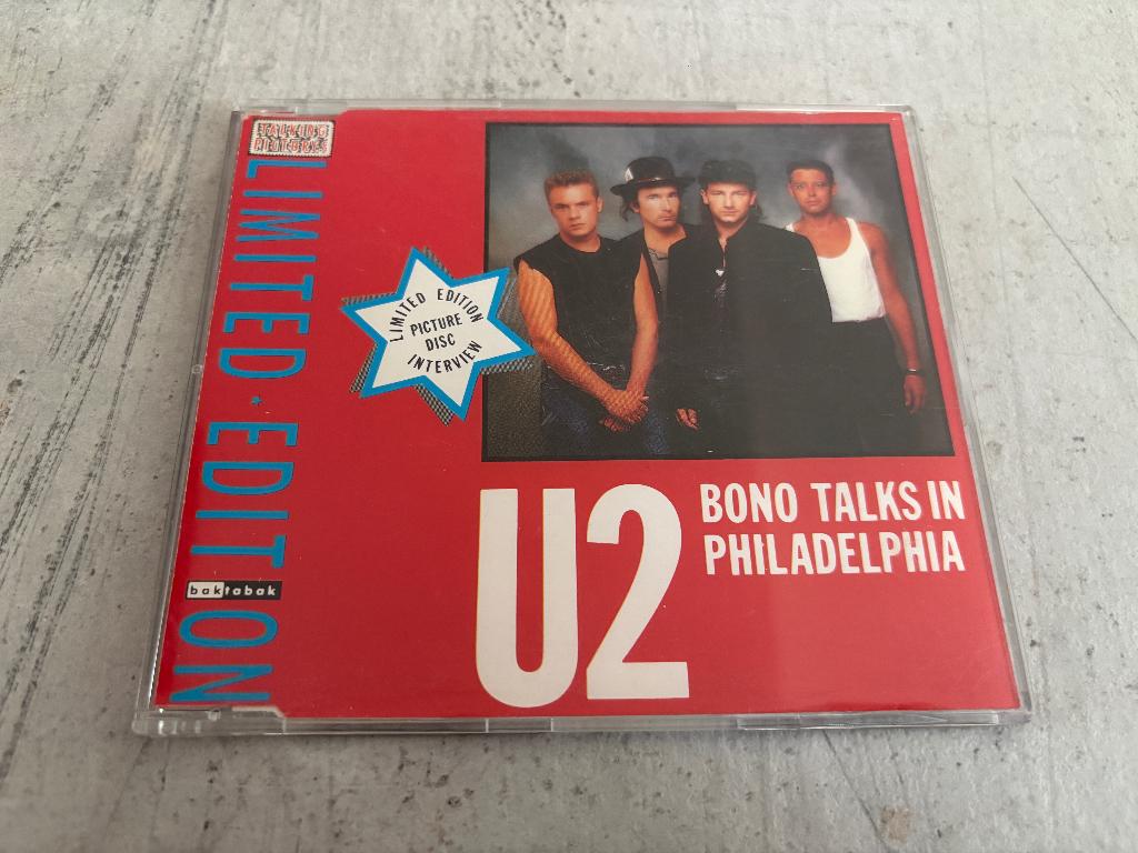 U2 - Bono Talks In Philadelphia CD Single, Maxi-single, Ophalen of Verzenden, Zo goed als nieuw, 1 single