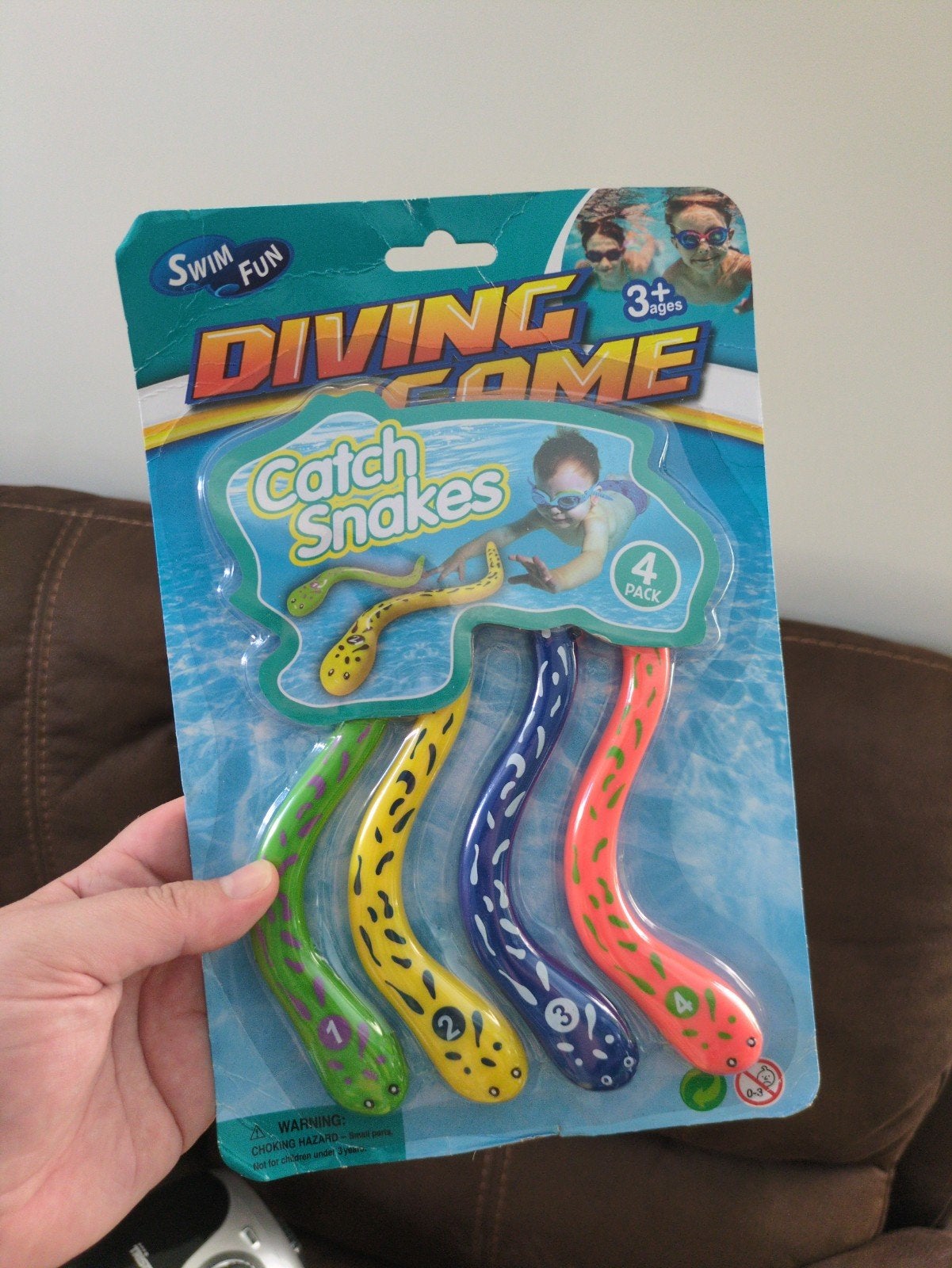 Diving Game 'Catch Snakes' - Duikspeelgoed voor Kinderen, Ophalen, Nieuw, Duikspeelgoed, Overige merken
