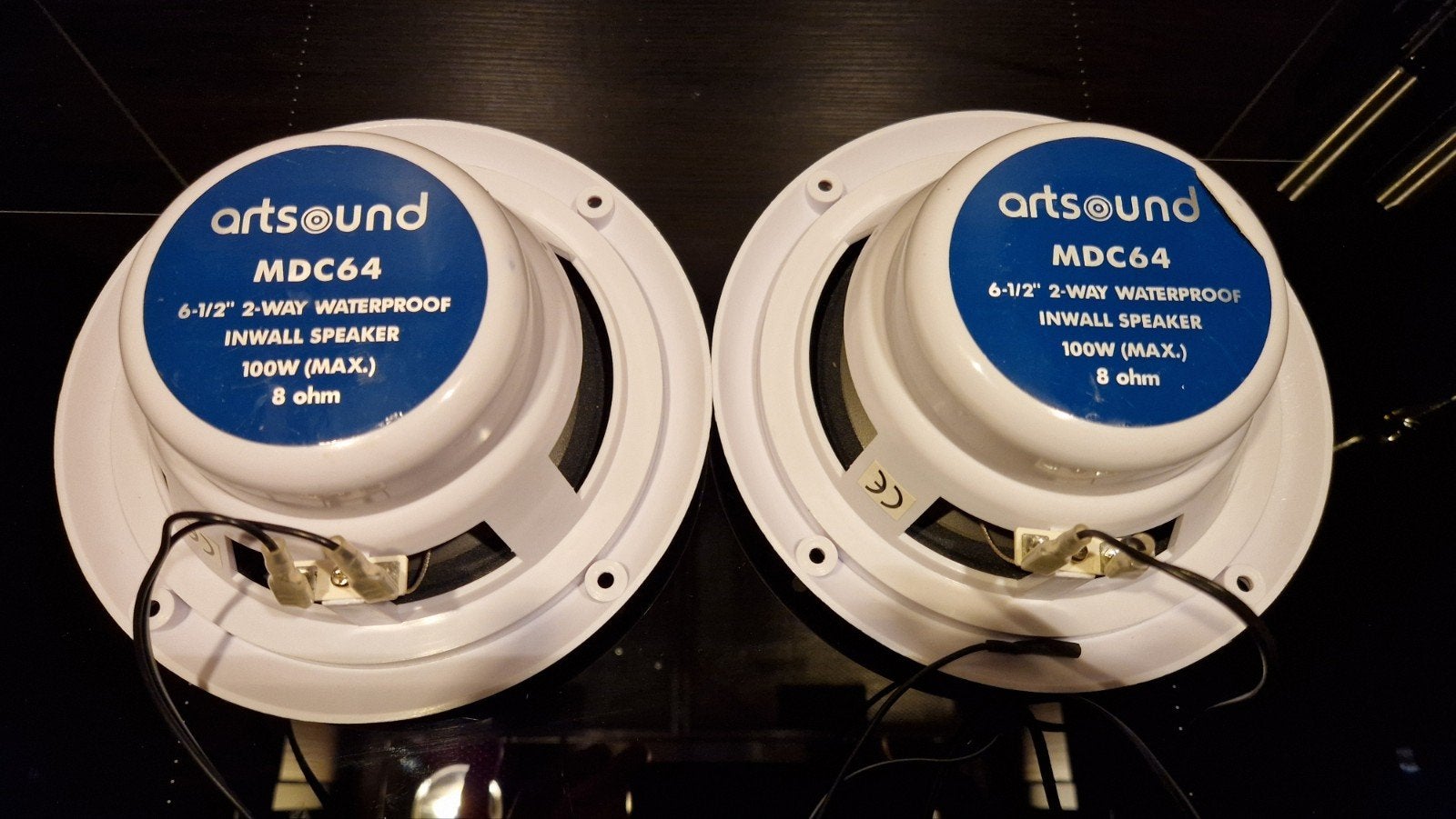 Artsound MDC64 Inbouw Speakers - Waterdicht 2 stuks, Overige merken, Overige typen, Ophalen of Verzenden, Zo goed als nieuw