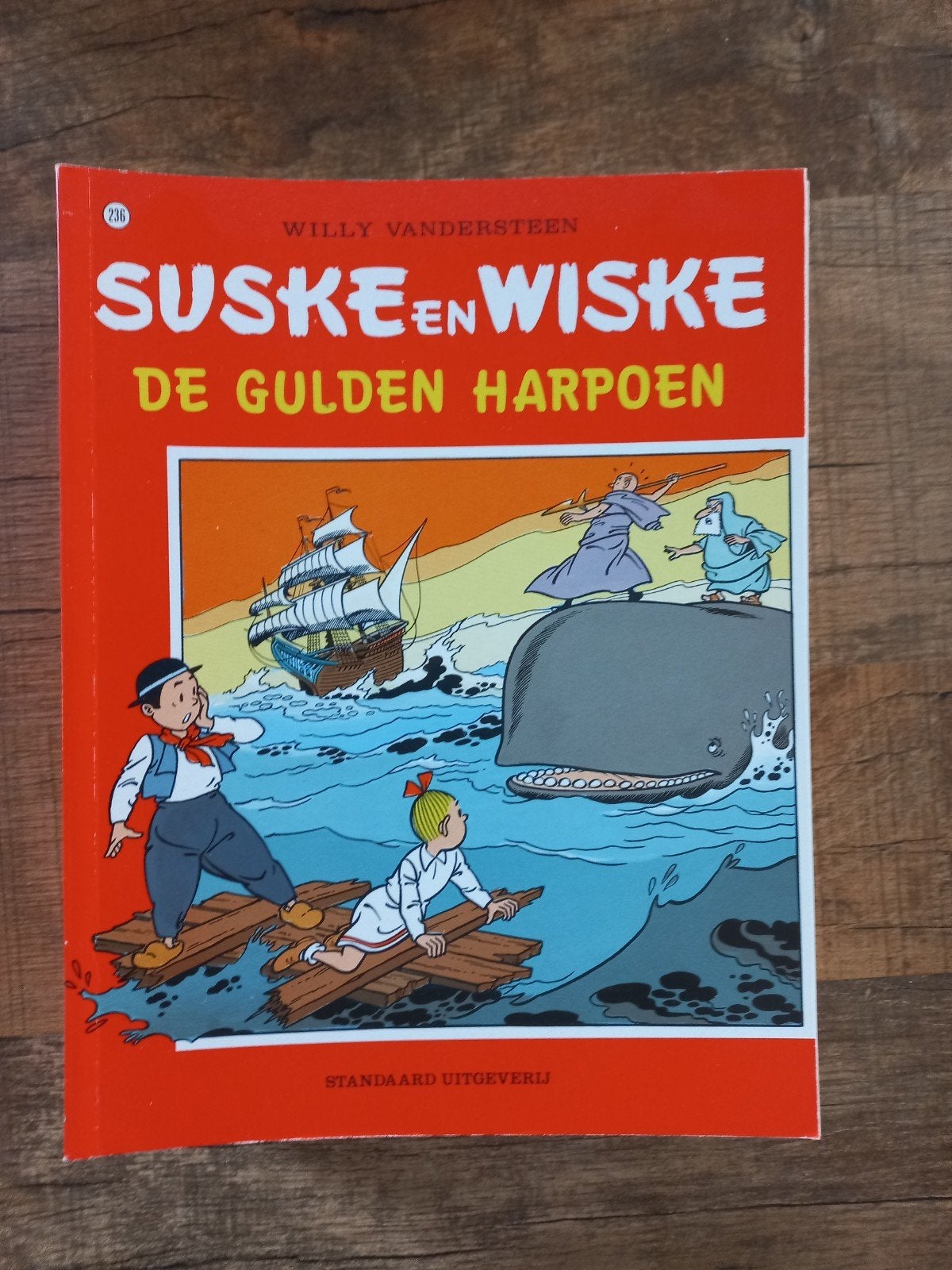 Willy Vandersteen - De gulden harpoen, Gelezen, Willy Vandersteen, Eén stripboek, Ophalen of Verzenden