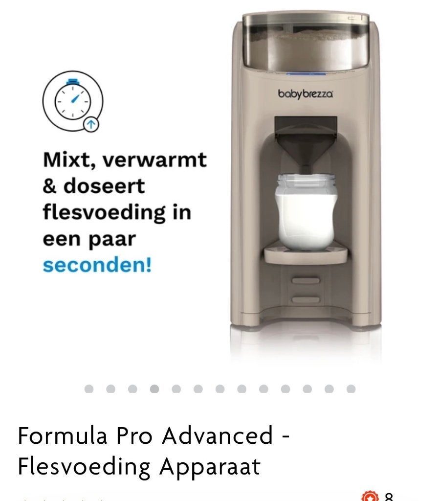 Babybrezza flesvoeding apparaat pro advanced, Ophalen, Nieuw, Flessenmaker
