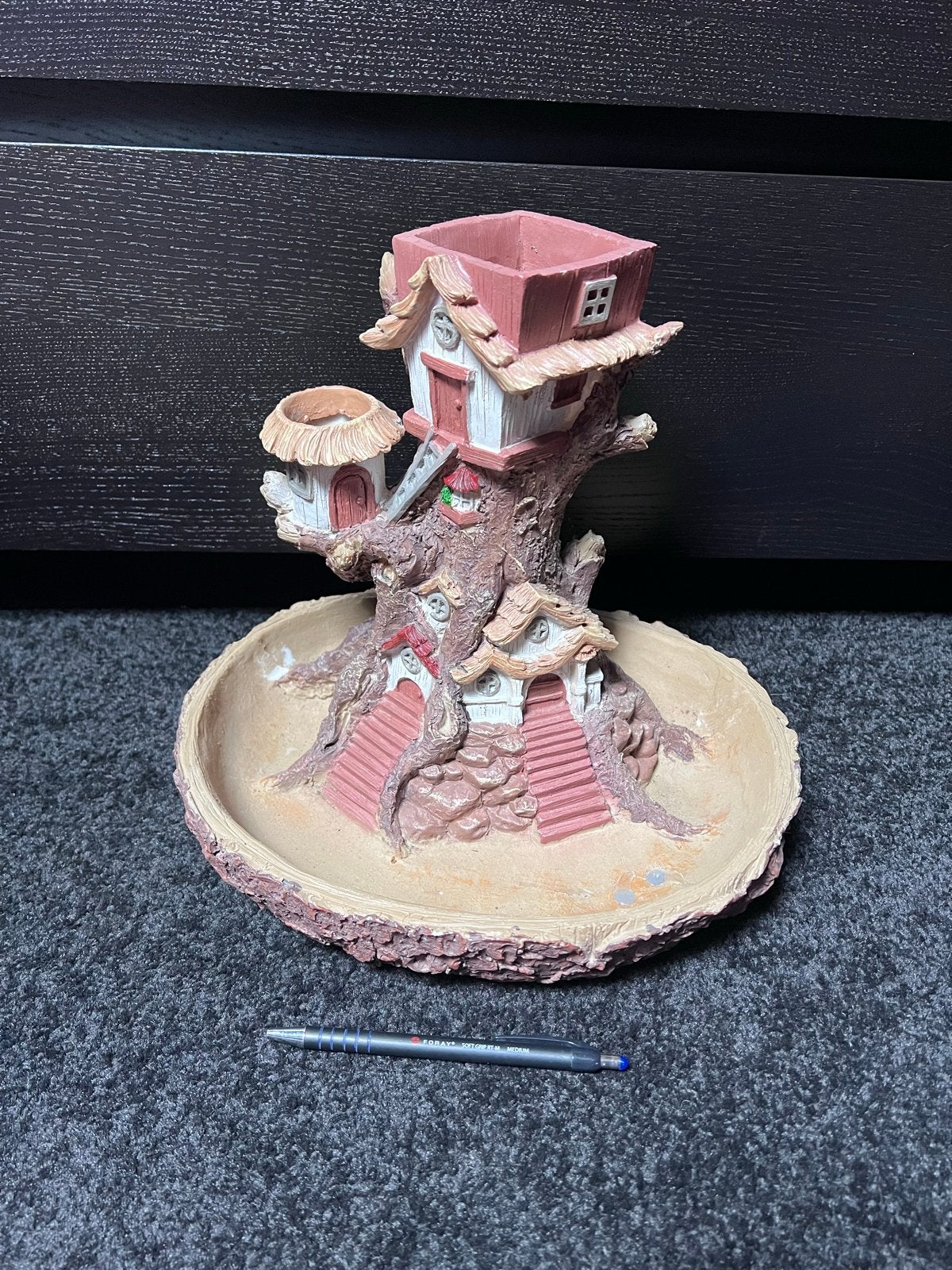 Leuke boomhut decoratie/plantenbak, Ophalen, Meerkleurig, Overige materialen, Overige stijlen