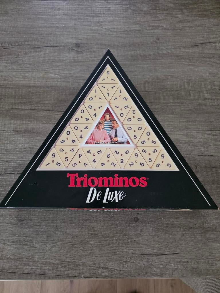 Triominos De Luxe Bordspel, Een of twee spelers, Ophalen of Verzenden, Zo goed als nieuw, Goliath