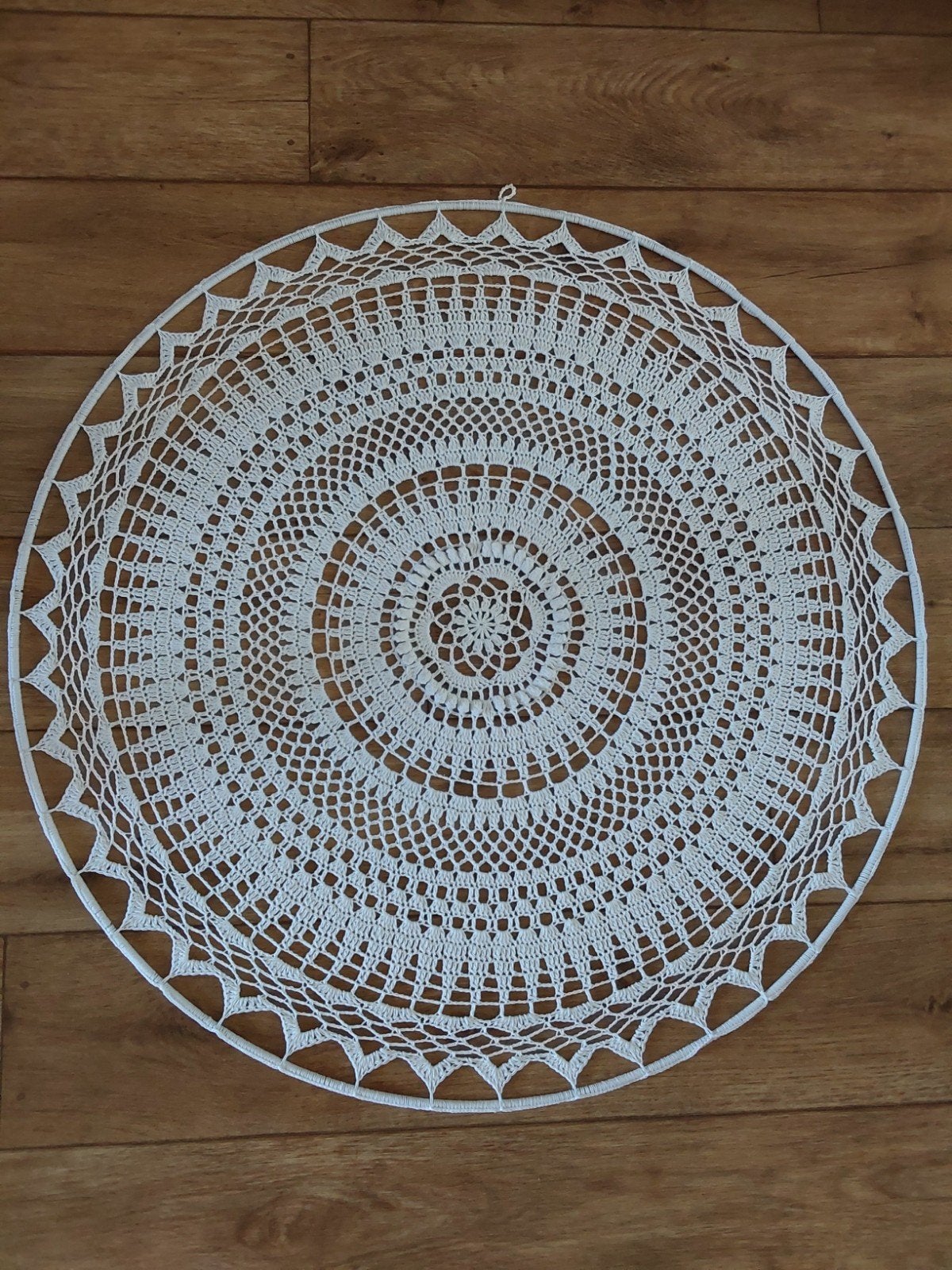 gehaakte mandala - 80 cm. -, Ophalen, Nieuw, Haken, Overige typen