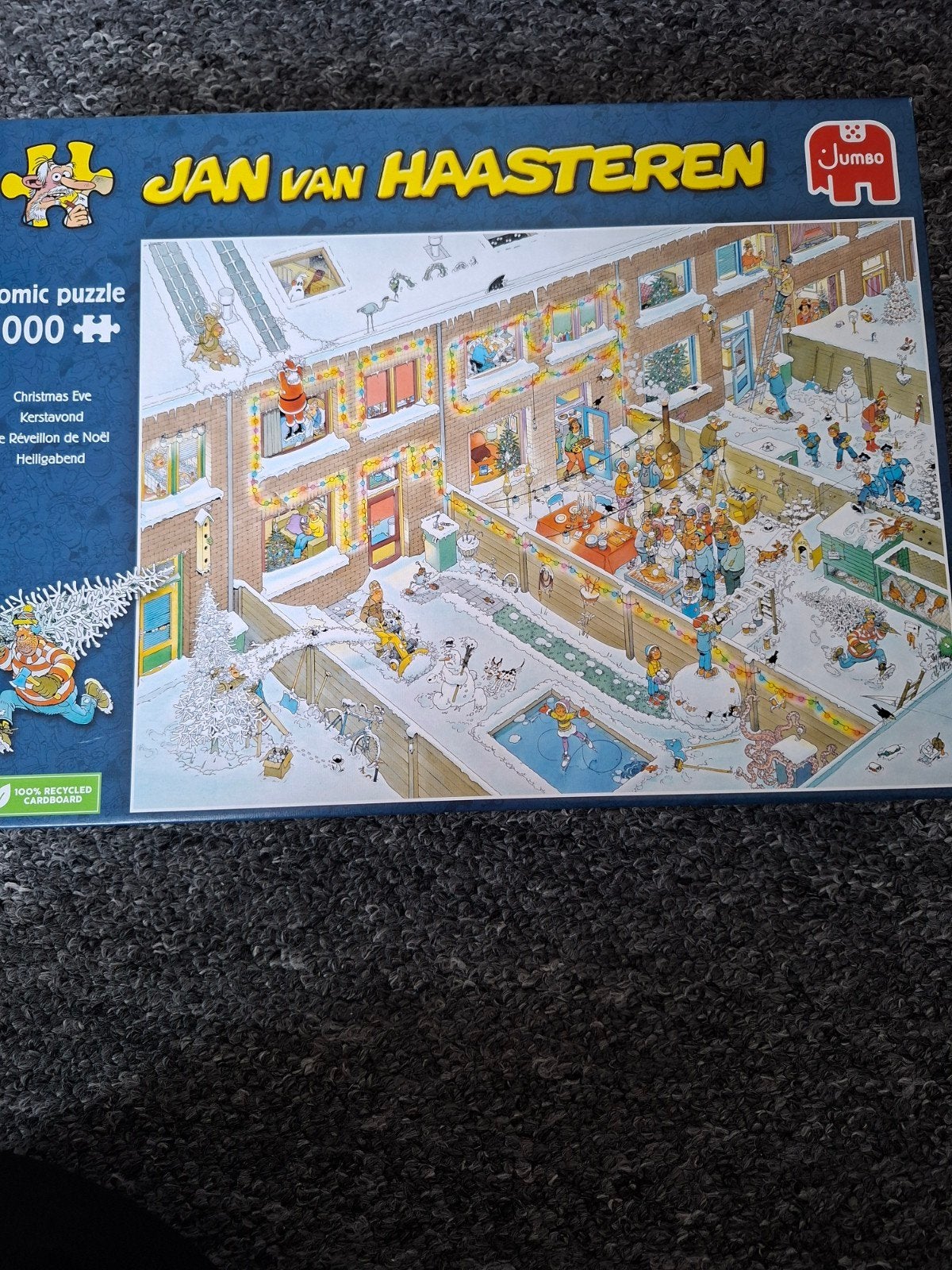 4 Jan van Haasteren puzzel 1000 stukjes., Hobby en Vrije tijd, Denksport en Puzzels, Ophalen of Verzenden, 500 t/m 1500 stukjes