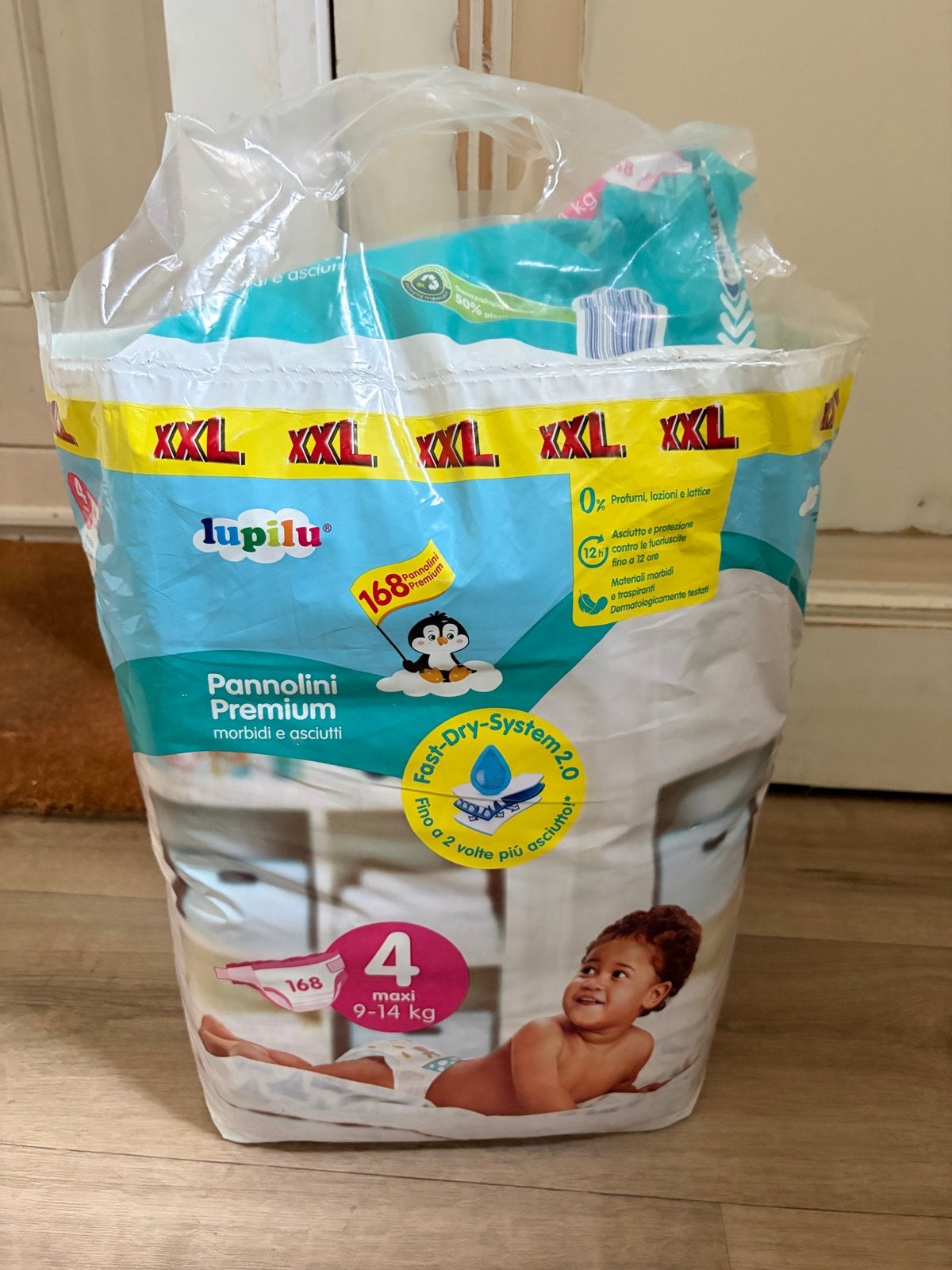 Gratis Lupilu Premium luiers maat 4 (9-14 kg), Ophalen, Nieuw