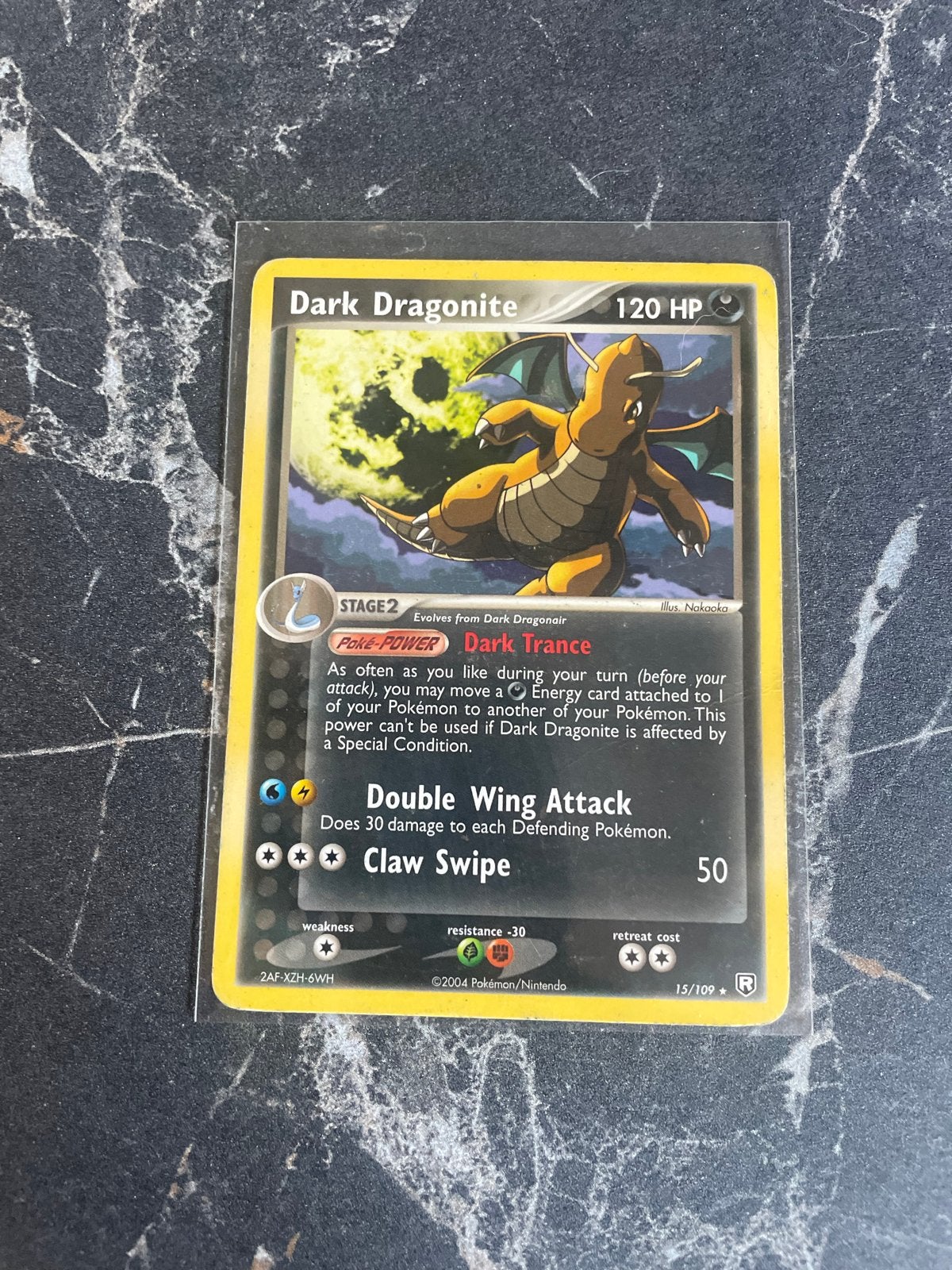 Dark Dragonite Pokémon Kaart 15/109 Holo Rare, Hobby en Vrije tijd, Verzamelkaartspellen | Pokémon, Ophalen of Verzenden, Gebruikt