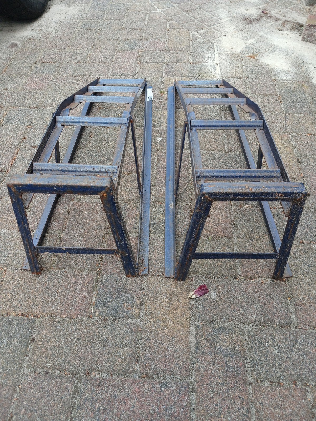 Oprij bokjes, Ophalen, Hydraulisch, Garagekrik