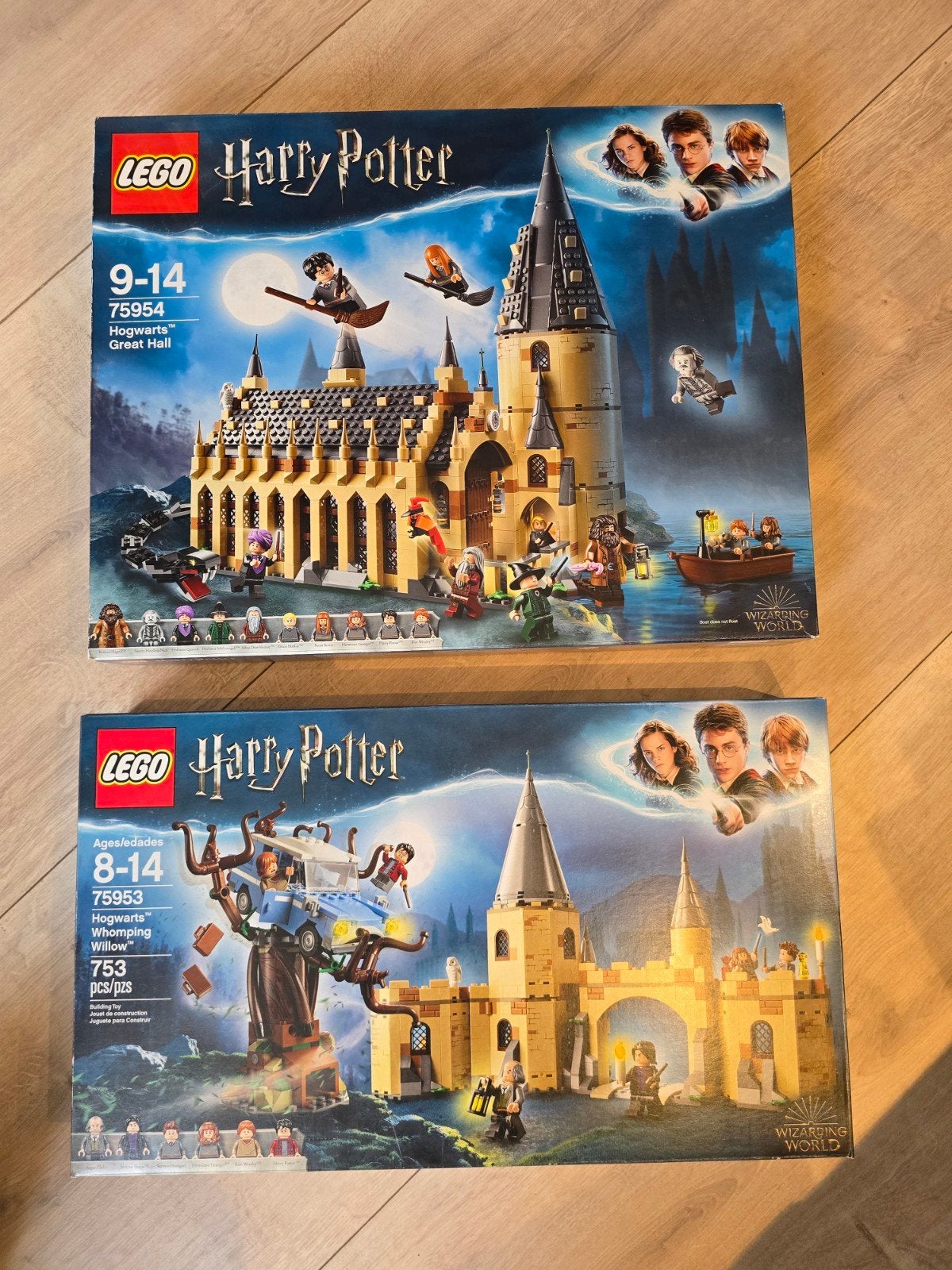 LEGO Harry Potter: Grote Zaal & Beukwilg (75954 & 75953), Lego, Ophalen of Verzenden, Compleet, Complete set