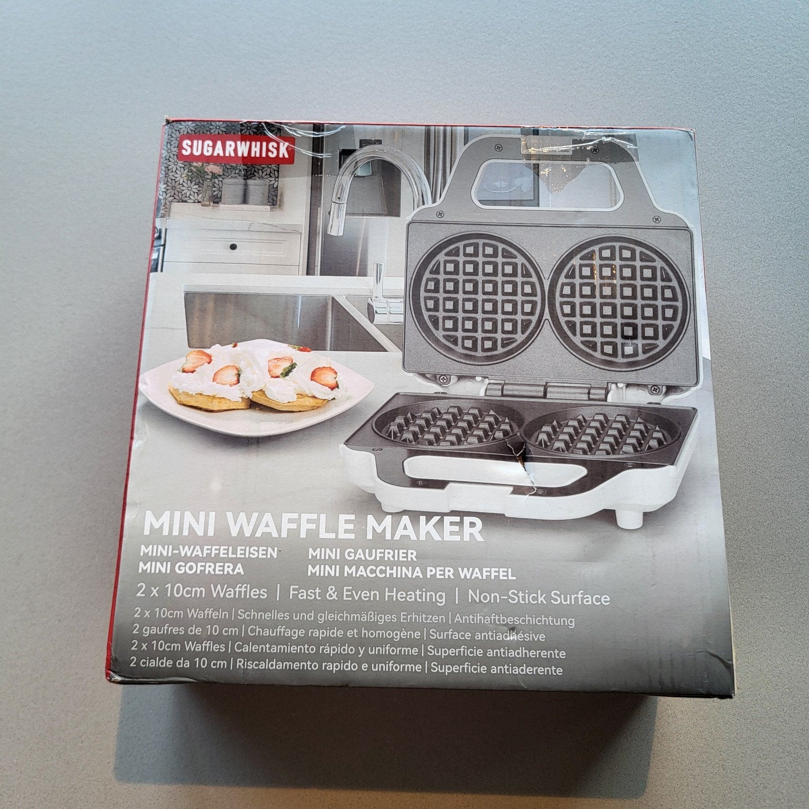 mini wafel ijzer, Ophalen of Verzenden, Nieuw