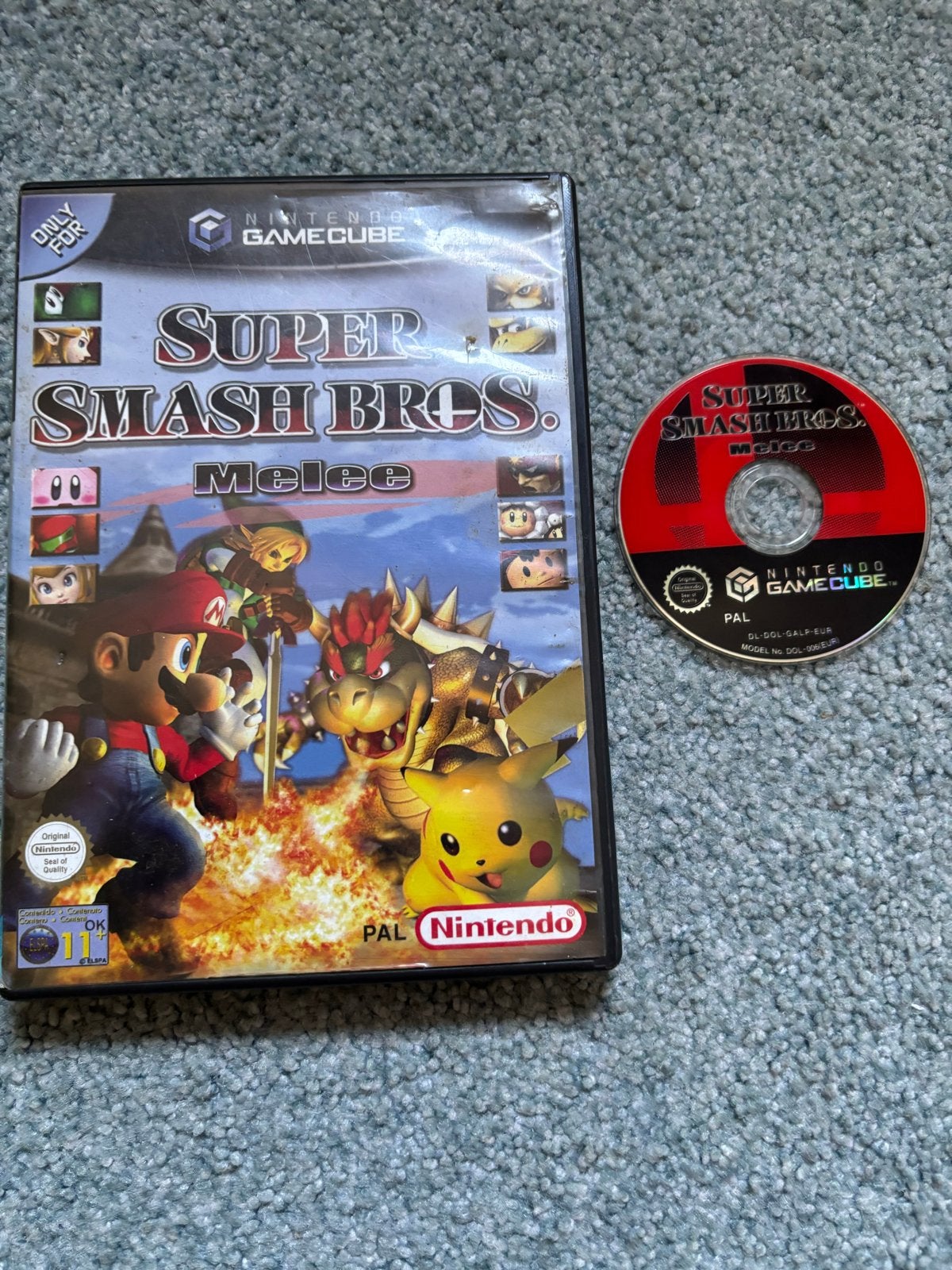 Super Smash Bros. Melee GameCube - Klassieke Vechtgame, Spelcomputers en Games, Games | Nintendo GameCube, Nintendo, Gebruikt