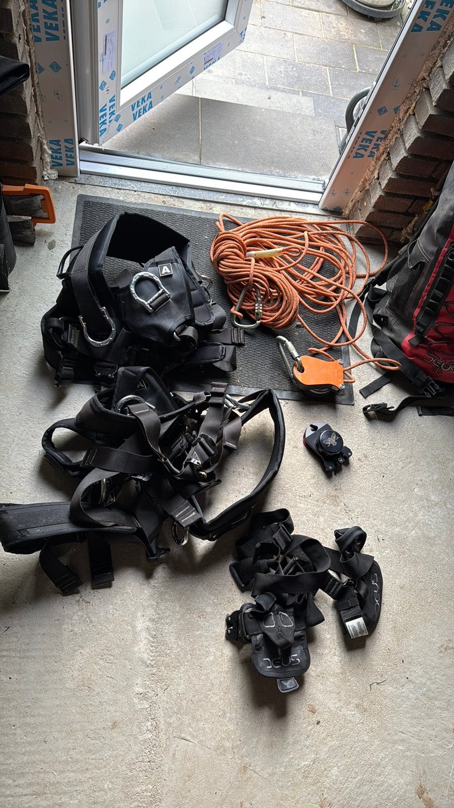 Skylotec Deus 3700 rescue/descent set te koop, Ophalen of Verzenden, Gebruikt, Klimsport-accessoire