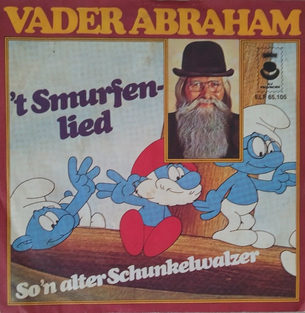 Vader Abraham - 't Smurfenlied, 7 inch, Zo goed als nieuw, Overige typen, Nederlandstalig