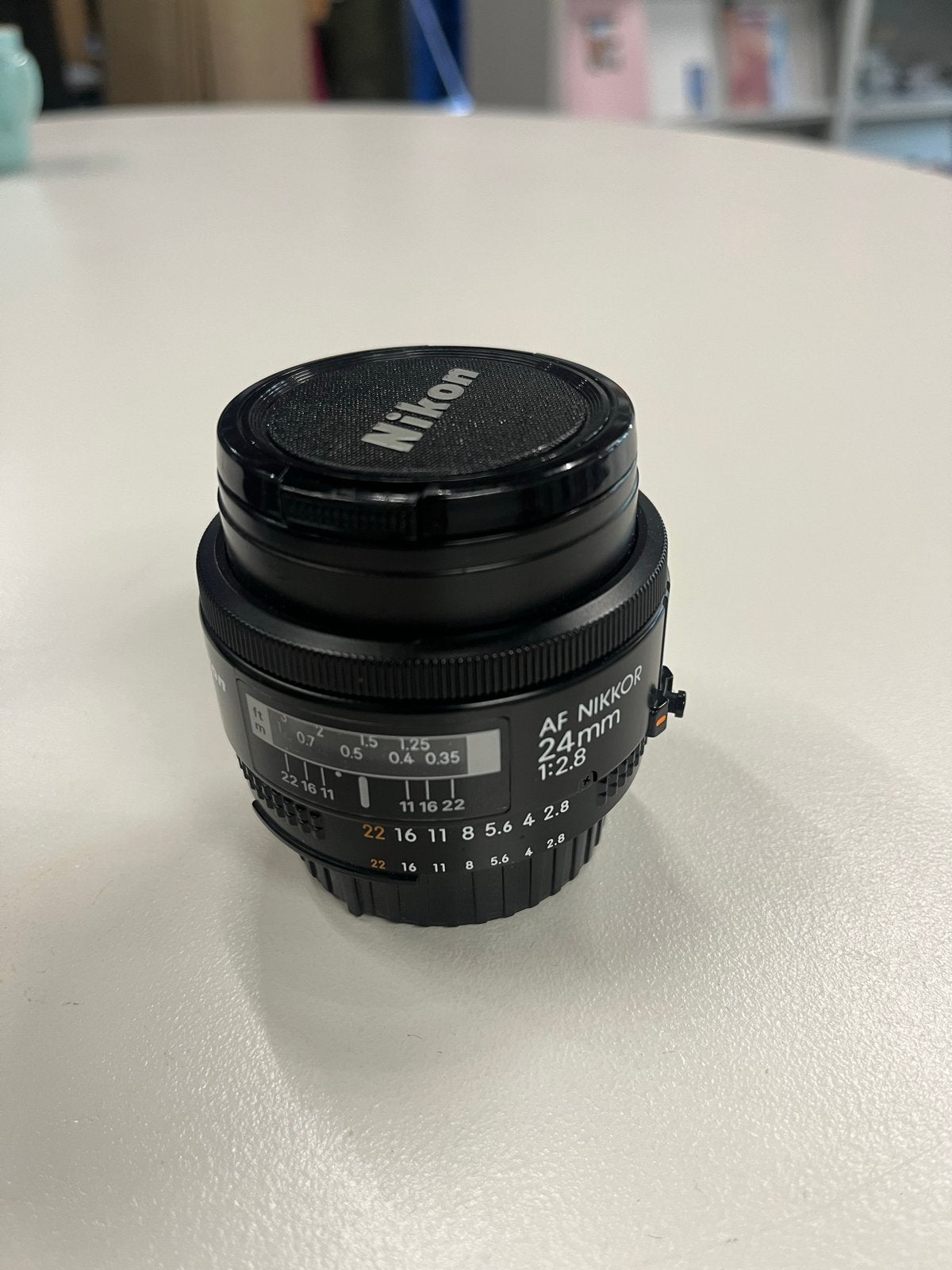 Nikon AF Nikkor 24mm 1:2.8, Audio, Tv en Foto, Fotografie | Lenzen en Objectieven, Autofocus, Nikon, Zo goed als nieuw, Nikon F-mount